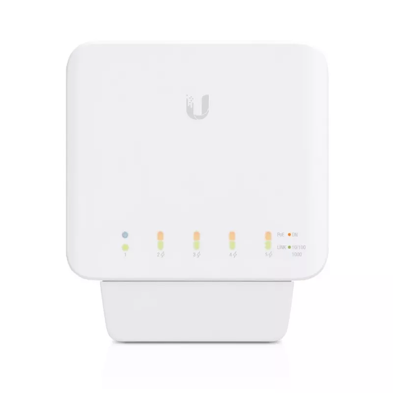 Ubiquiti UniFi Switch Flex (3 vienetų pakuotė) Valdomas L2 Gigabit Ethernet jungiklis su PoE, baltas