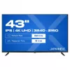 109,2 cm / 43 colių (3840x2160) JAPANNEXT JN-IPS430UHD60F 16:9 IPS 60Hz HDMI USB WLAN Garsiakalbiai Juoda