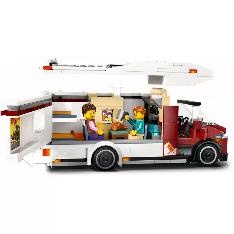 Konstruktorius LEGO City Nuotykių kemperis 60454, 385 detalės, aukštis 80 mm, nuo 6 metų