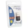 Esperanza EA134K kortelių skaitytuvas juodas, sidabrinis, permatomas USB 2.0