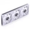 Jonsbo ZB-360 baltas 360mm ARGB PWM ventiliatorių rinkinys — 3×120mm PWM ARGB ventiliatoriai skysčio aušinimo radiatoriams