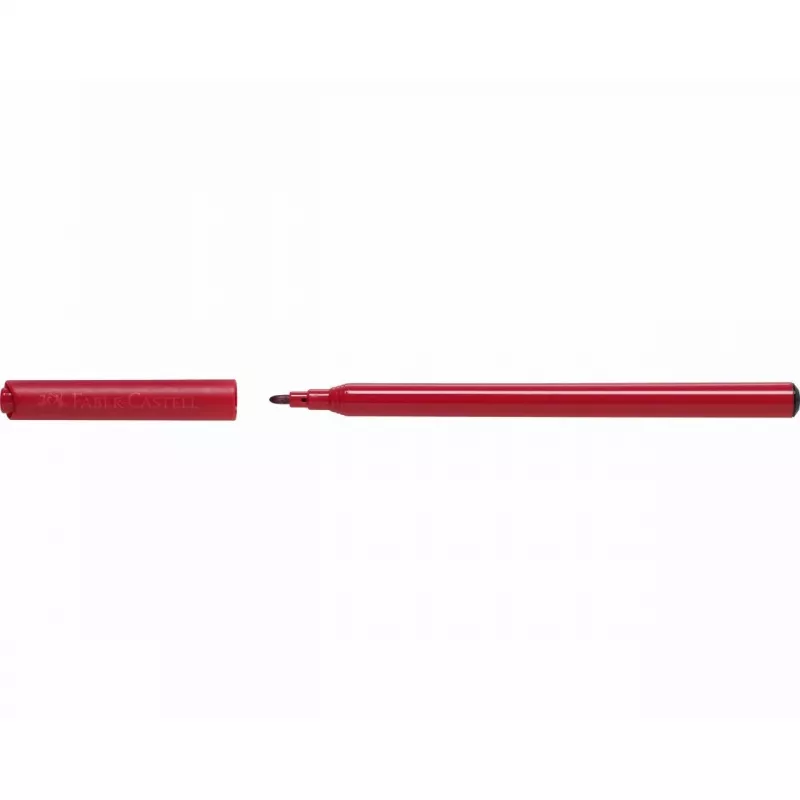 Flomasteriai Faber-Castell 554201 12 spalvų, smailusis antgalis, įvairiaspalviai