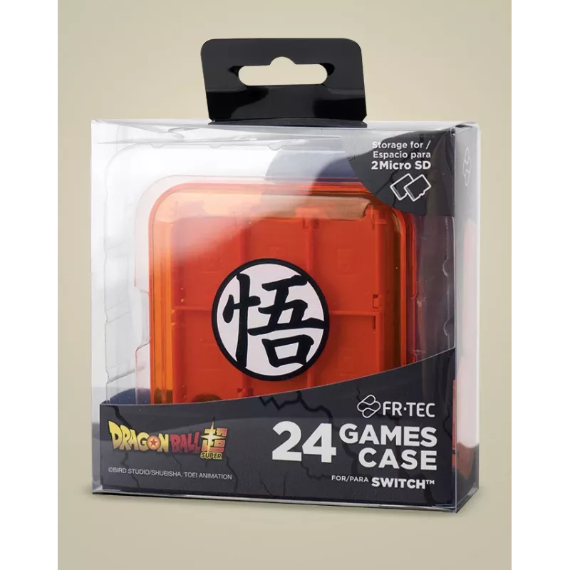 Dėklas žaidimų kasetėms FR-TEC Dragon Ball Super Nintendo Switch oranžinis