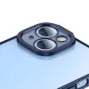 Apsauginis dėklas ir grūdintas stiklas Baseus iPhone 14 Plus – blizgantis permatomas mėlynas