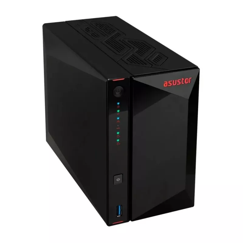 Asustor AS5402T NAS / saugojimo serveris Intel® Celeron® N5105 4 GB DDR4 0 TB ADM Juodas