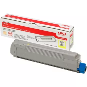 Originalus OKI 43487709 geltonas toneris iki 6000 puslapių