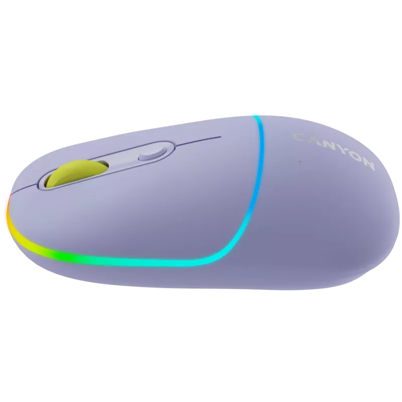 CANYON pelė MW-22 2in1 BT / belaidė levandų spalvos