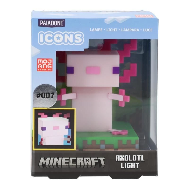 Paladone Minecraft Axolotl šviesos ikona