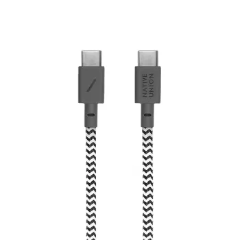 USB-C į USB-C laidas Native Union Anchor Cable 1,8 m Juoda Balta