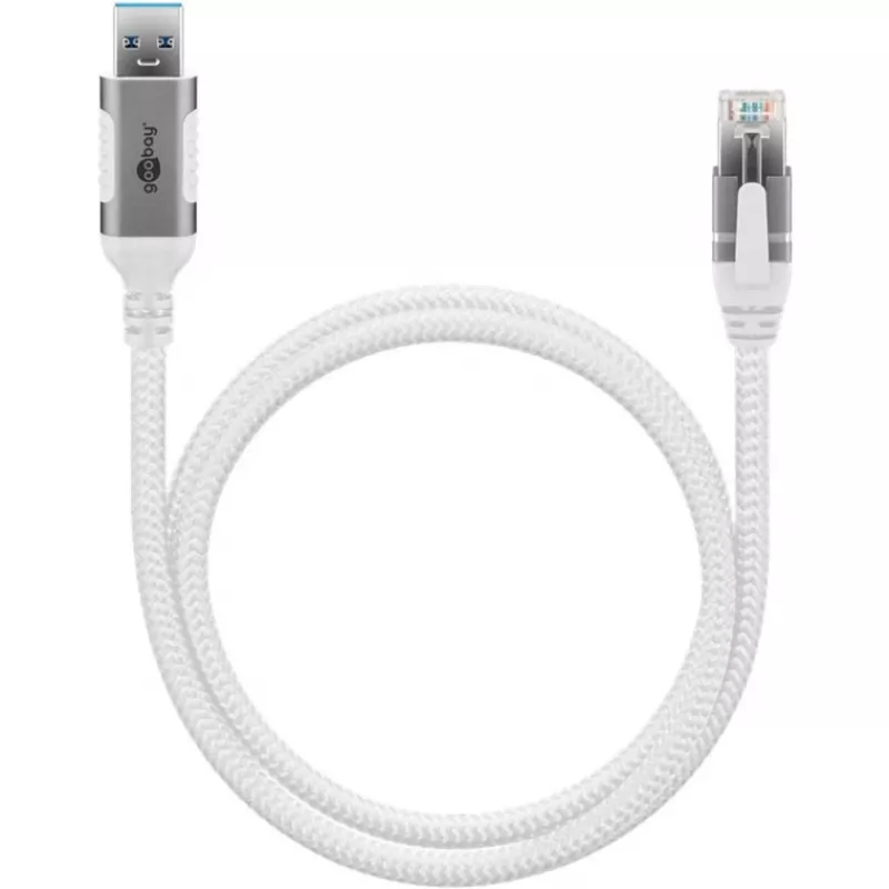 Goobay 74157 – USB 3.0 tipo A tinklo adapteris Gigabit Ethernet 1 m – tinklo kortelė – 1.000 Mbps