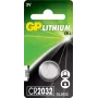 GP CR2032 ličio moneta/plokščia baterija 3V, 1 vnt (lizdinė pakuotė)