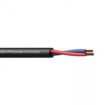Garsiakalbių kabelis PROCAB CLS215-CCA/1 100m Juodas Varis AWG 16