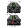 Qoltec 51923 Grynosios sinusinės bangos keitiklis Monolith | 3000W | 6000W | 24V į 230V | LCD