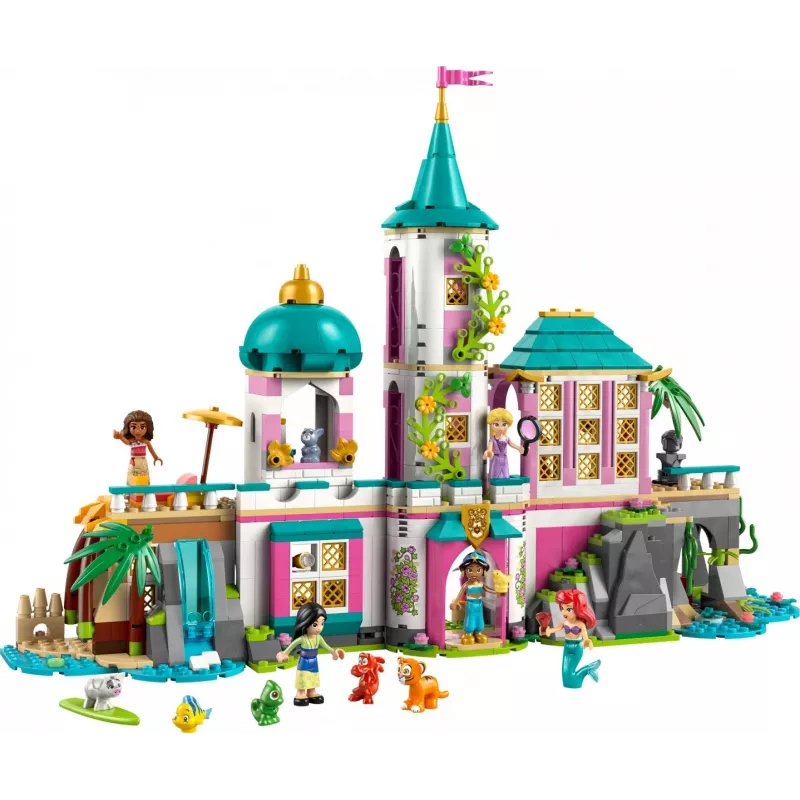 LEGO Disney Princess Pilies ir karališkų augintinių statybų rinkinys 43267 — 787 dalys, 5 minifigūrėlės, nuo 6 metų, 320×460×100 mm