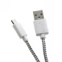 Sbox USB-1031W USB->Micro USB 1M balta