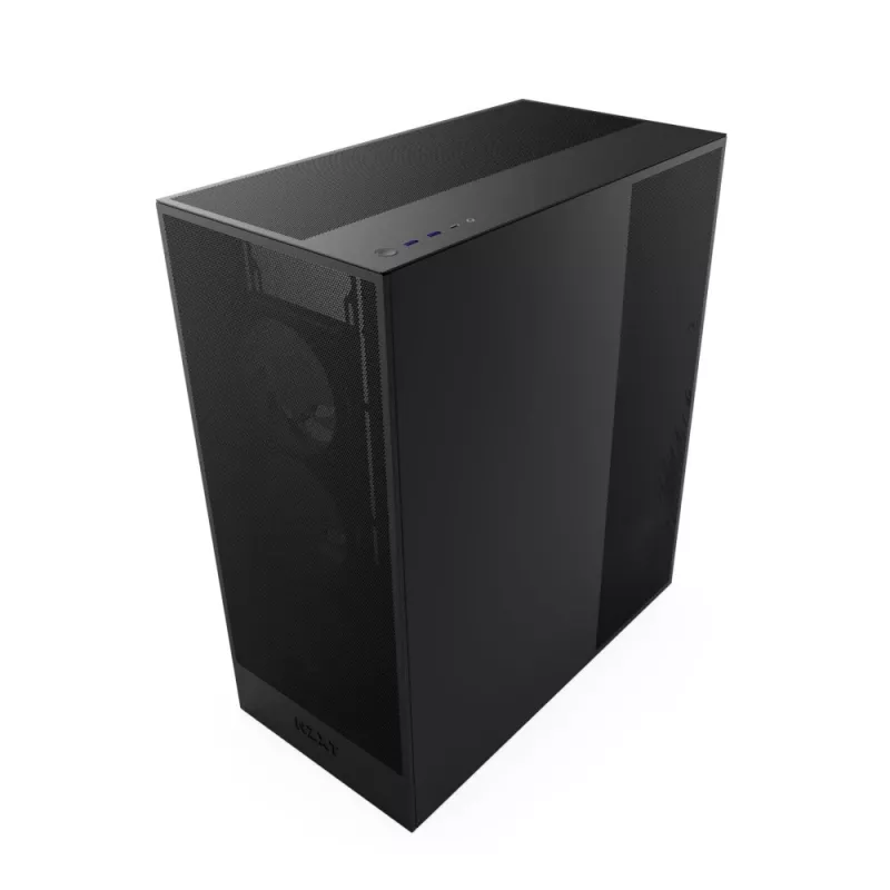 NZXT H7 Flow (2024) Mid-Tower korpusas – Visiškai juodas