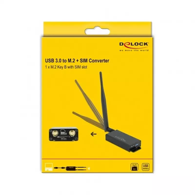DeLOCK 63172 M.2 USB 3.2 Gen 1 sąsajos plokštė