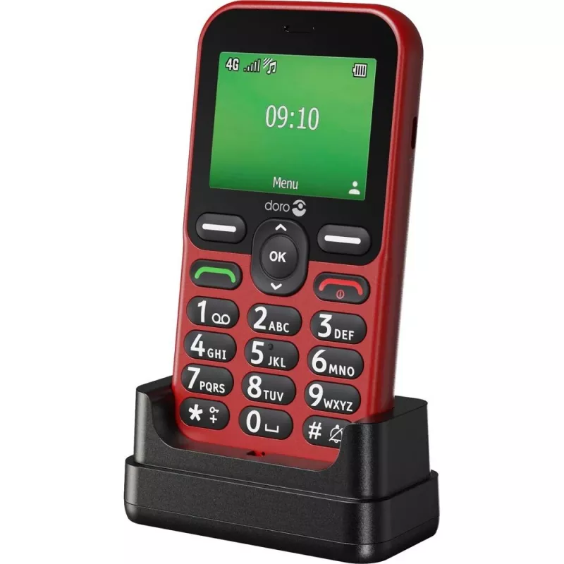 Mobilusis telefonas Doro Leva E10 2,4 colio raudonas