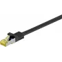 Wentronic Goobay Cat.7 Raw Cable Patch Cable, S/FTP (PiMF), juoda, 15 m - LSZH halogenų neturintis, varinis, RJ45 kištukas (91653)