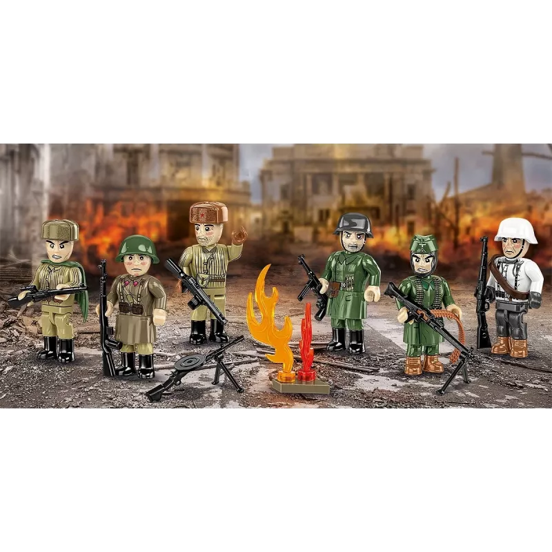 Cobi Konstruktoriai Stalingrado mūšio modelis — 76 dalių, istorinė diorama
