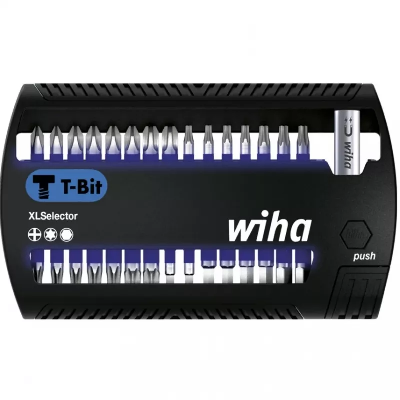 WIHA 41830 - Bitų rinkinys XLSelector, 31 vnt., 25 mm, T-Bit (41830)