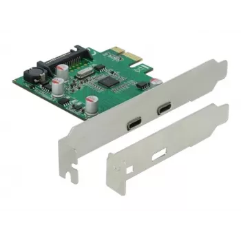 DeLOCK PCI Express x1 kortelė į 2 x USB Type-C™ moterišką jungtį