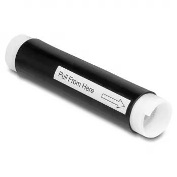 Termosusitraukianti žarna DeLOCK 20858 25 mm x 130 mm juoda silikoninė 2 vnt.