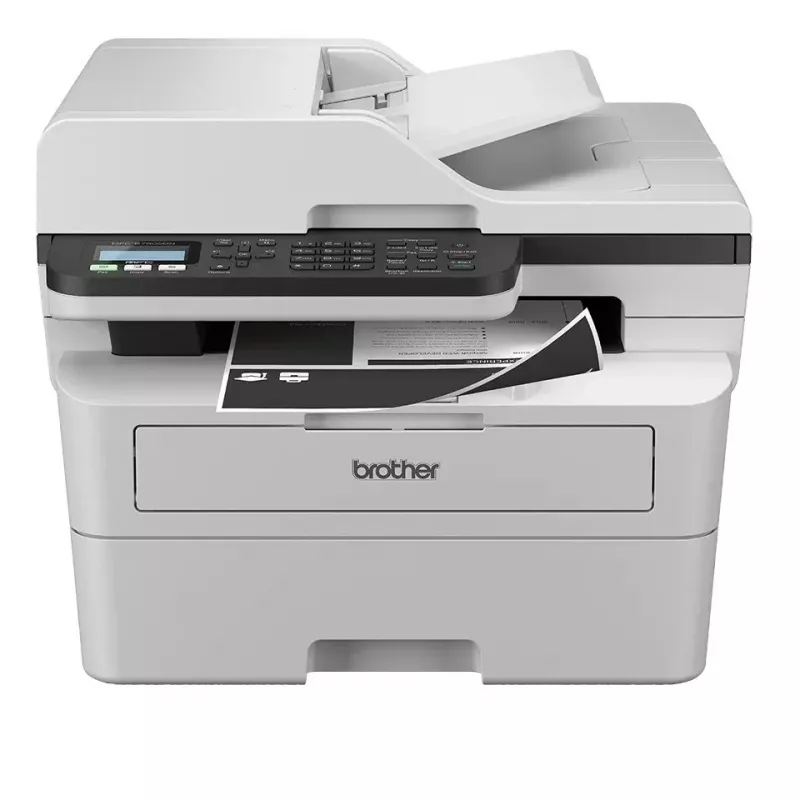Daugiafunkcis spausdintuvas Brother MFC-B7800DN – nespalvotas lazerinis, A4, dvipusis, Wi‑Fi, Ethernet, 34 ppm, 4,57 cm LCD