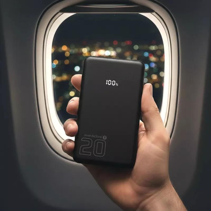 Powerbank everActive EB-22QB 20 000 mAh, 2× USB-C 20W, Quick Charge 4.0