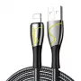 USB įkrovimo ir duomenų laidas Joyroom S-2030K6, 2,4 A, 2 m, juodos spalvos