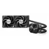 Montech HyperFlow Silent 240 procesoriaus skysčio aušintuvas, 240 mm radiatorius, 2x120 mm ventiliatoriai, juodas