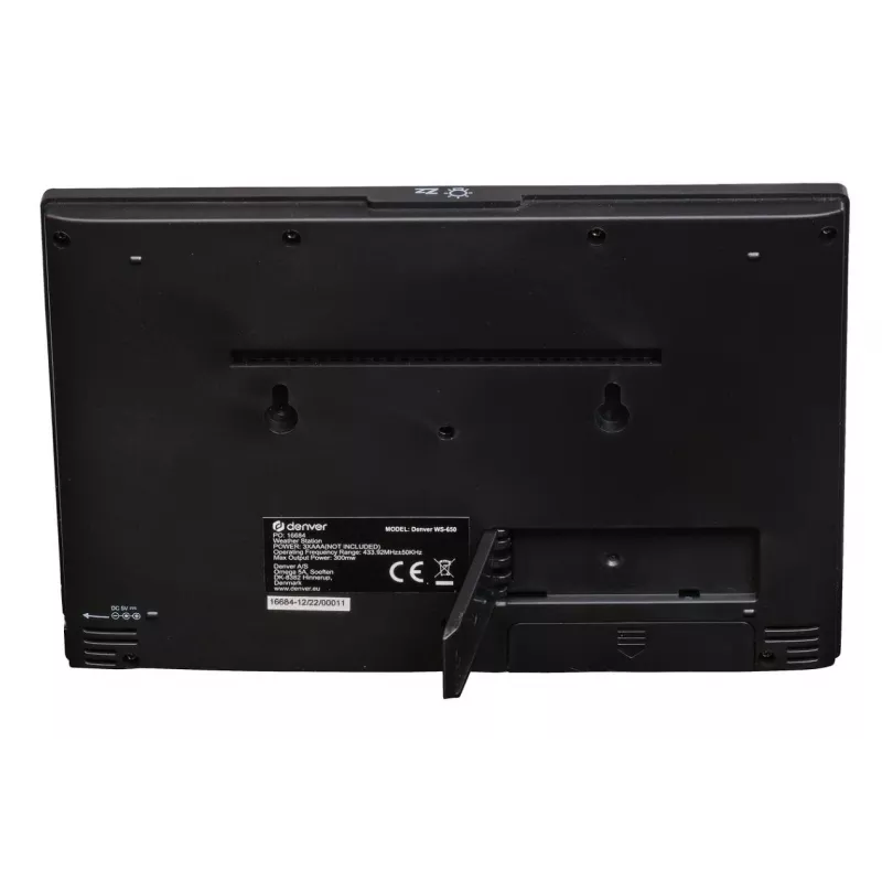Denver WS-650 skaitmeninė orų stotelė – vidaus / lauko termometras, barometras, higrometras