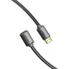 HDMI kabelis Vention AHCBD 0,5 m, HDMI Type A kištukas – HDMI Type A lizdas, HDMI 2.0, paauksuoti kontaktai, juodas