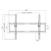 TV laikiklis LogiLink BP0039 177,8 cm 70 juoda nerūdijantis plienas