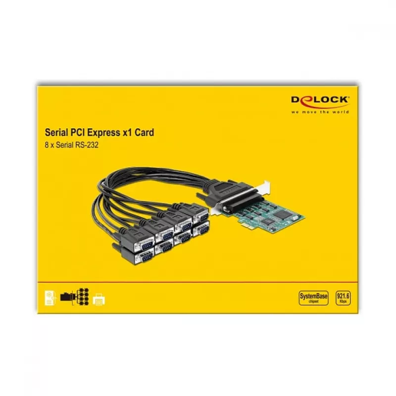 Vidinė RS-232 adapterio plokštė DeLOCK 90411