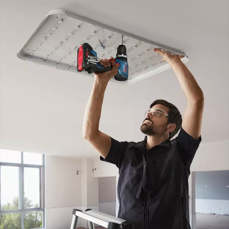 Akumuliatorinis smūginis veržliaraktis Bosch GSB 18V-65 su 2x 4,0Ah baterijomis ir L-Case dėklu