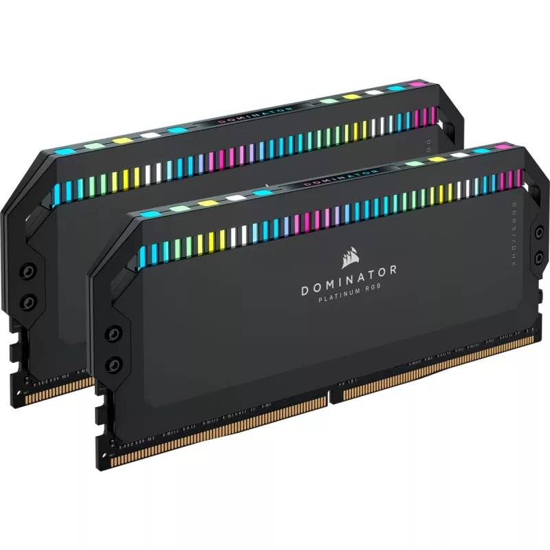 Corsair Dominator Platinum DDR5 64 GB (2x 32 GB) 6400 MHz juodas atminties rinkinys CMT64GX5M2B6400C32