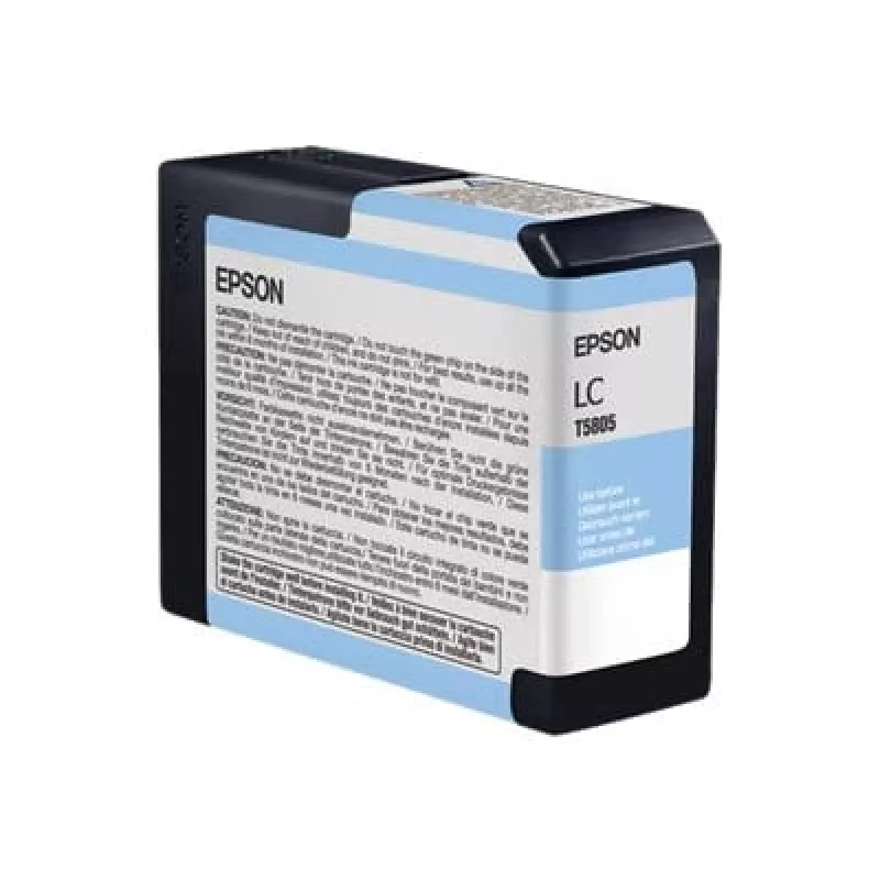 Epson Singlepack Light Cyan T580500, šviesiai mėlyna, pigmentinis rašalas, 80 ml, 1 vnt., vienetinis paketas