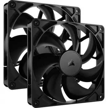 Corsair RS140 140mm korpuso ventiliatorius 2 vnt. komplektas juodas