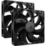 Corsair RS140 140mm korpuso ventiliatorius 2 vnt. komplektas juodas