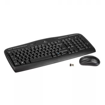 Belaidis klaviatūros ir pelės rinkinys Logitech Wireless Combo MK330