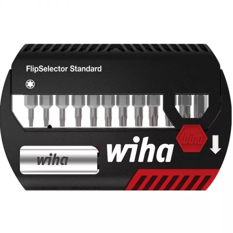 Atsuktuvų antgalių rinkinys Wiha FlipSelector Standard 13 vnt.