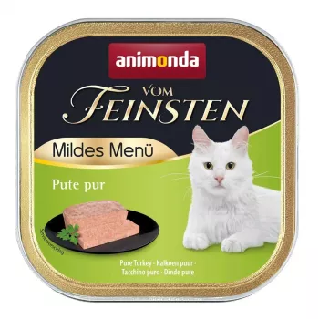 Šlapias kačių ėdalas animonda Vom Feinsten Mildes Menu kalakutiena 100 g maišelis, monoproteininis, suaugusioms katėms, 81% drėgmė