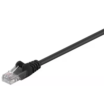 Wentronic Goobay CAT 5e jungiamasis laidas, U/UTP, juodas, 2 m - CCA vario mišinys (68647)