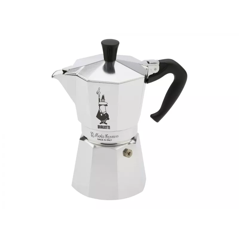 Bialetti Moka Express kavinukas 0,3 L aliuminis, juodas