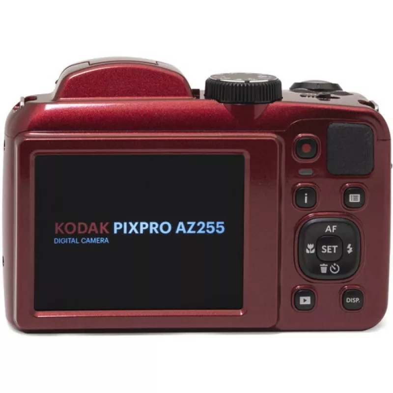 Kodak PIXPRO AZ255 1/2.3 Kompaktiška kamera 16,35 MP BSI CMOS 4608 x 3456 Pikseliai Raudona (AZ255RD)