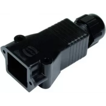 HARTING Vokietija GmbH & Co. KG Movos gaubtas Plastikinis, juodas 09453450000