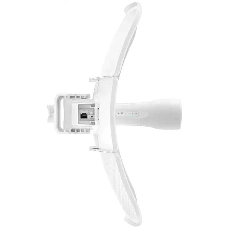 Tinklinis tiltas TP-LINK Beam Bridge 5 UR KIT, 5 GHz vienos juostos, Wi‑Fi 5 (802.11ac), Gigabit Ethernet, išorinė antena, maks. atstumas 15000 m, baltas