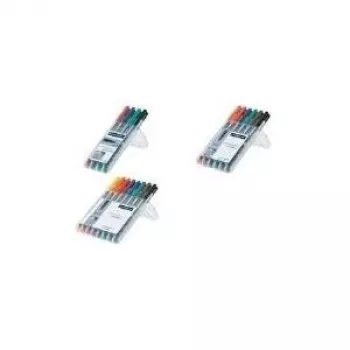 Markeris Staedtler 316 WP4 – juoda, mėlyna, žalia, raudona
