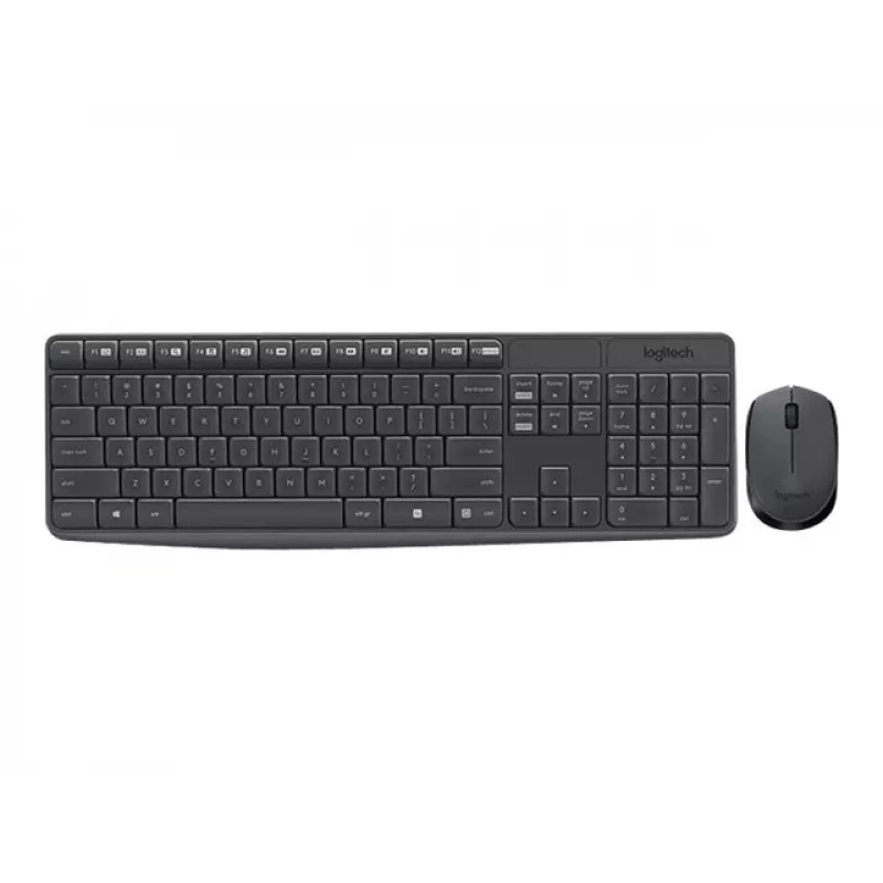 Belaidis klaviatūros ir pelės rinkinys Logitech MK235